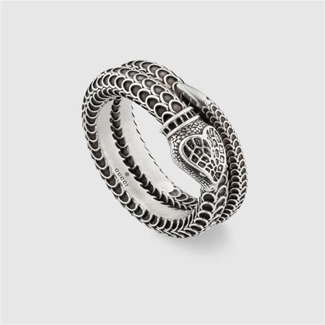 gucci ring animal|gucci garden silver snake ring.